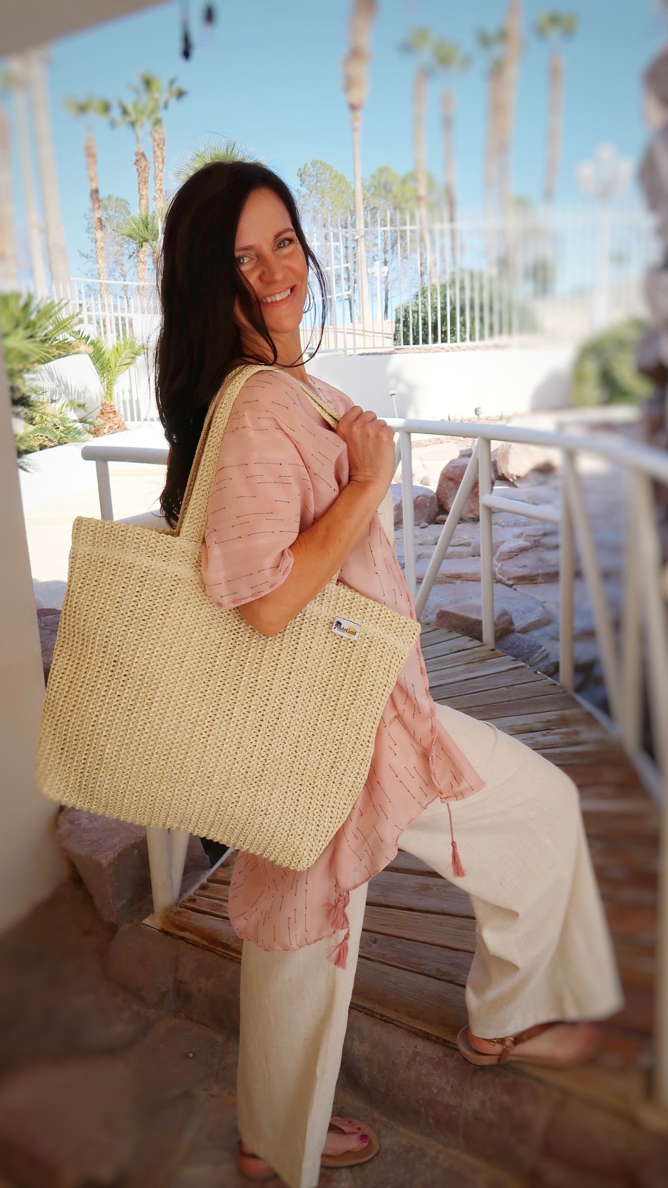 Wicker Market Bag