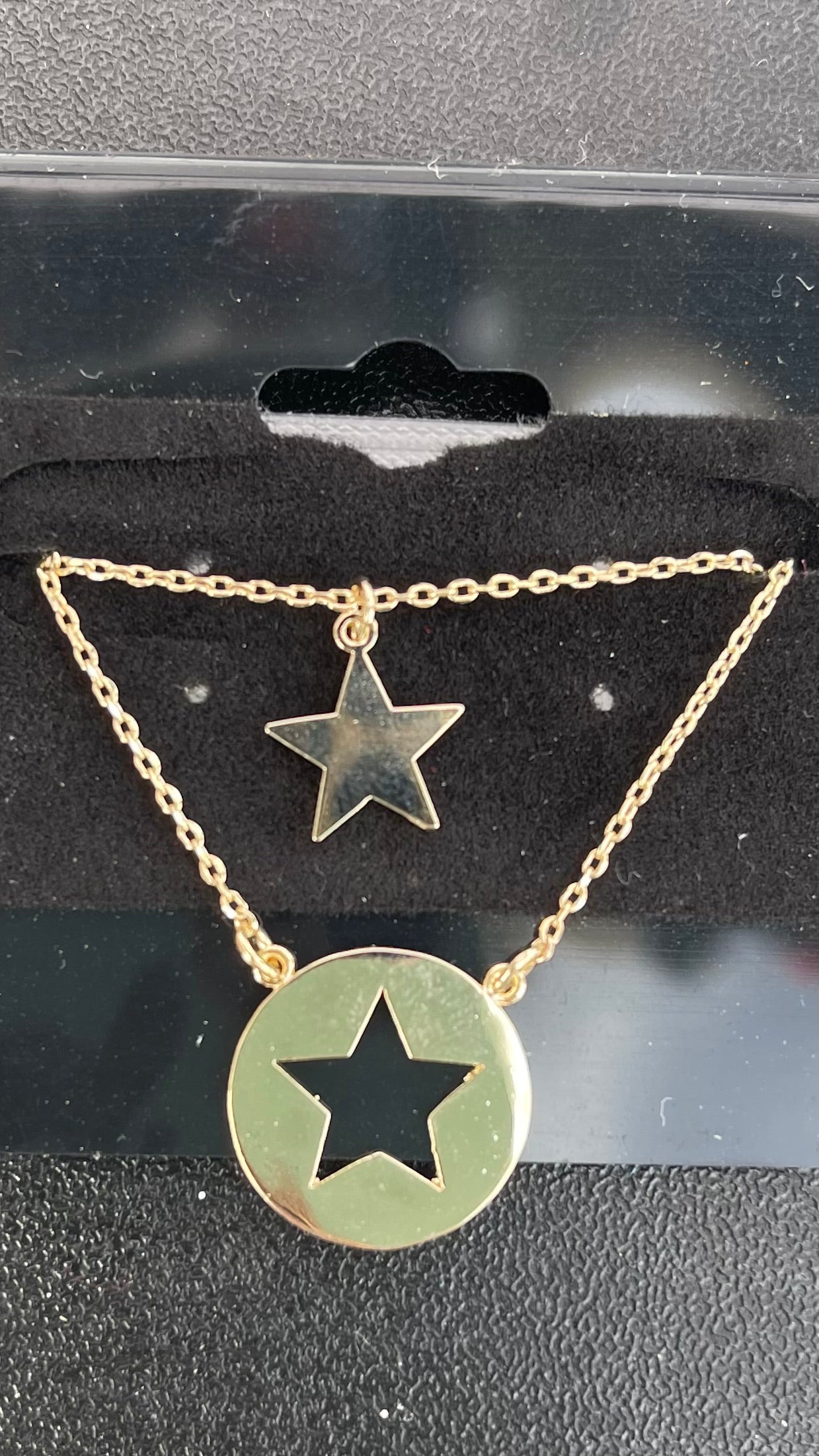 Multi Layer Star Cut-out Necklace
