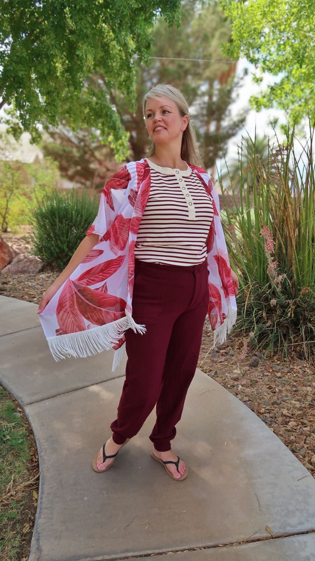 Island Leaf Kimono