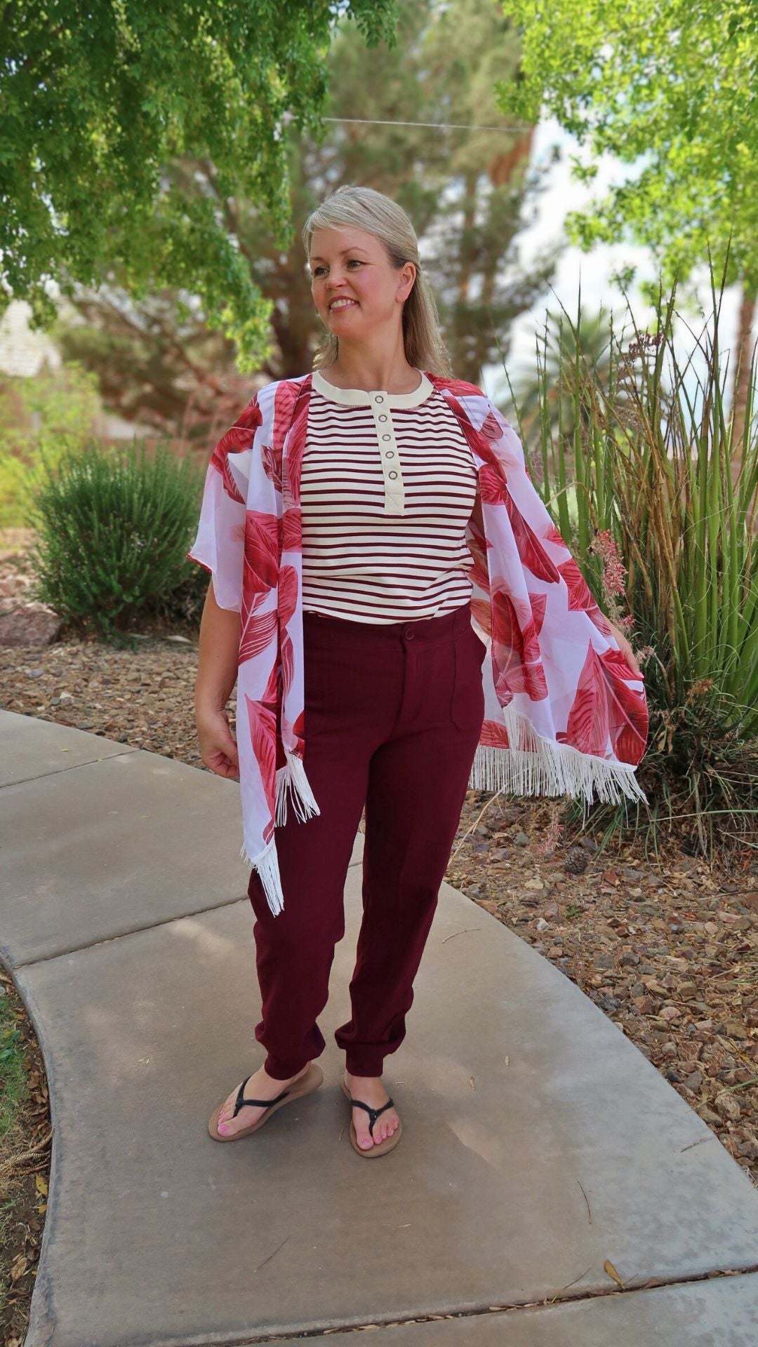 Island Leaf Kimono