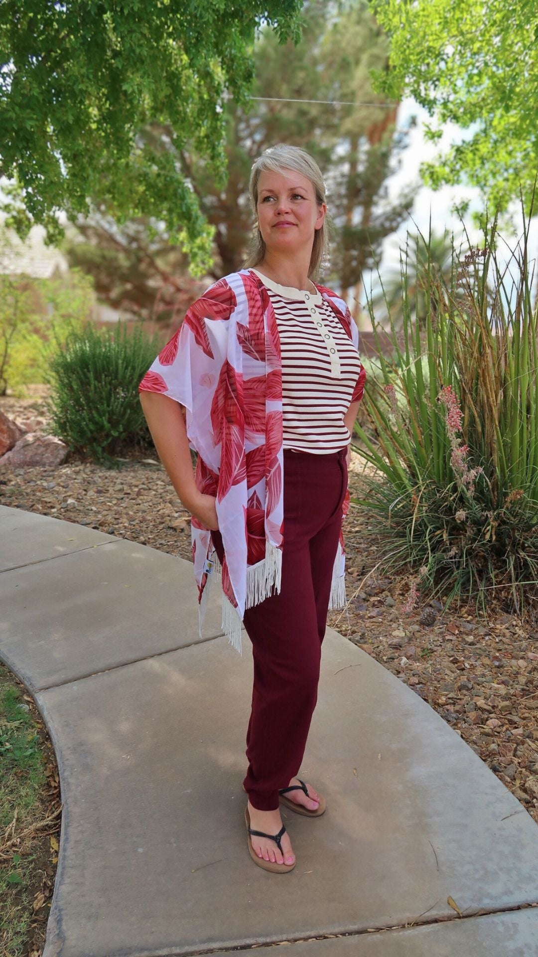 Island Leaf Kimono