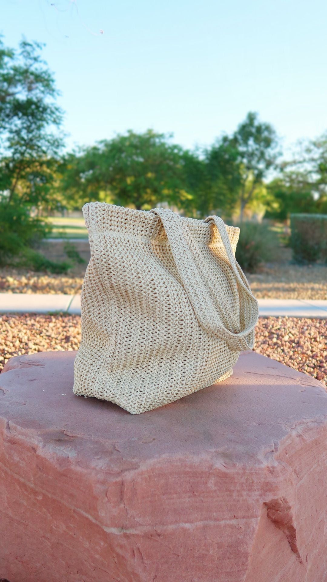 Wicker Market Bag- Alohi Gold apparel