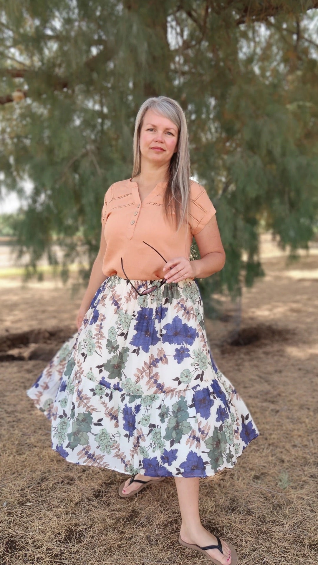 Koki'o Midi Skirt
