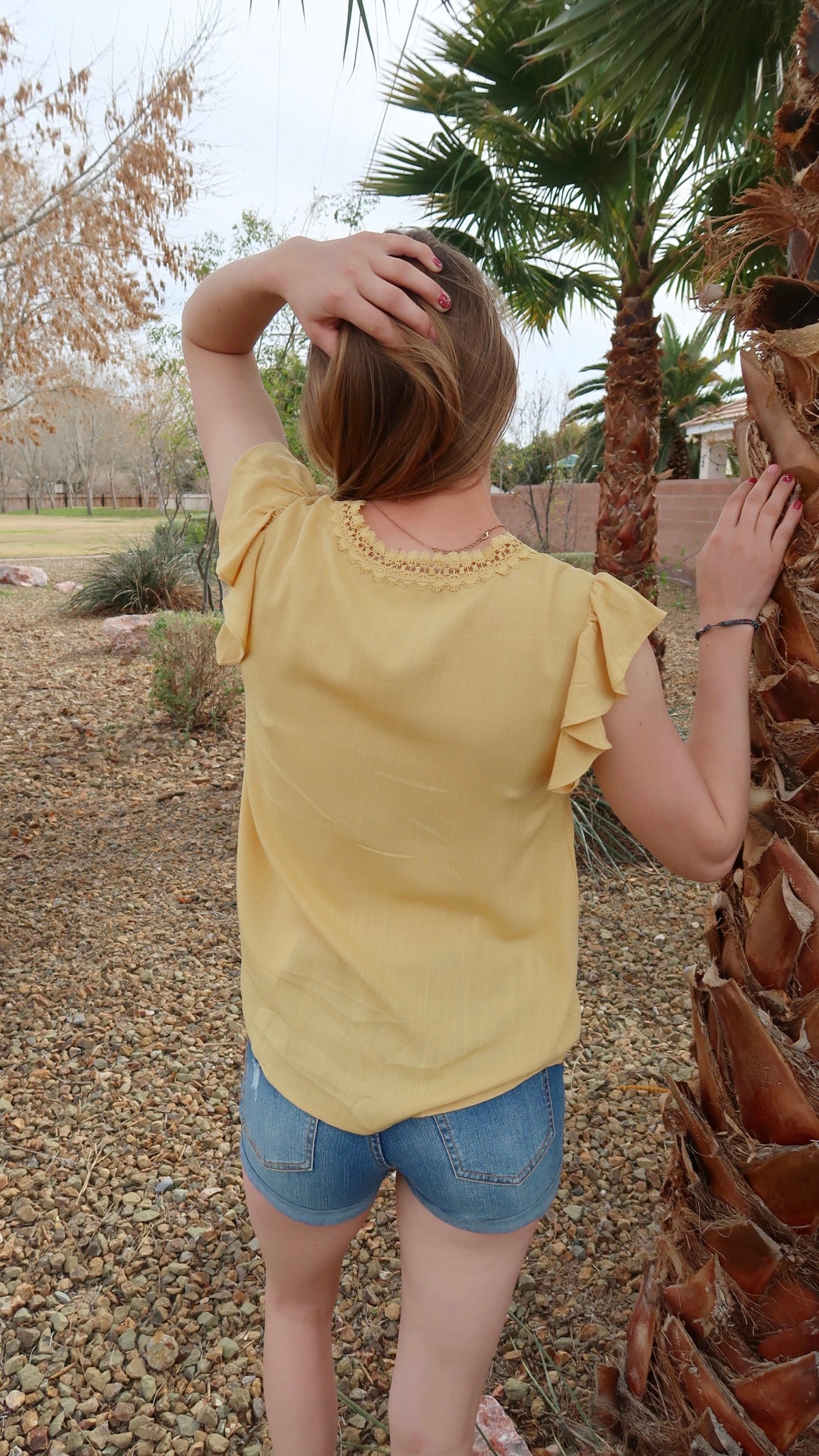 V-neck Sunshine Top- Alohi Gold Apparel