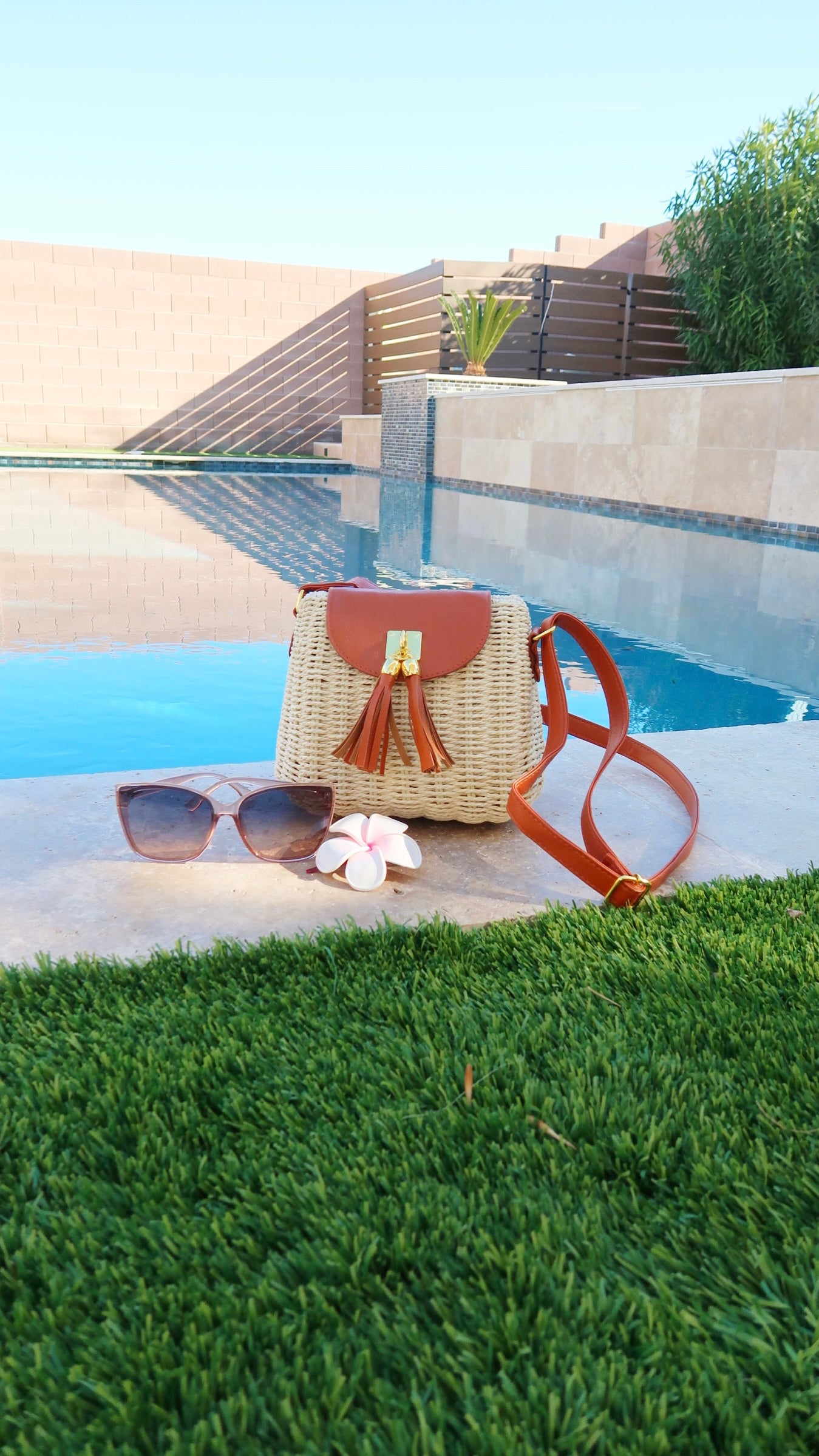 Wicker Basket Bag