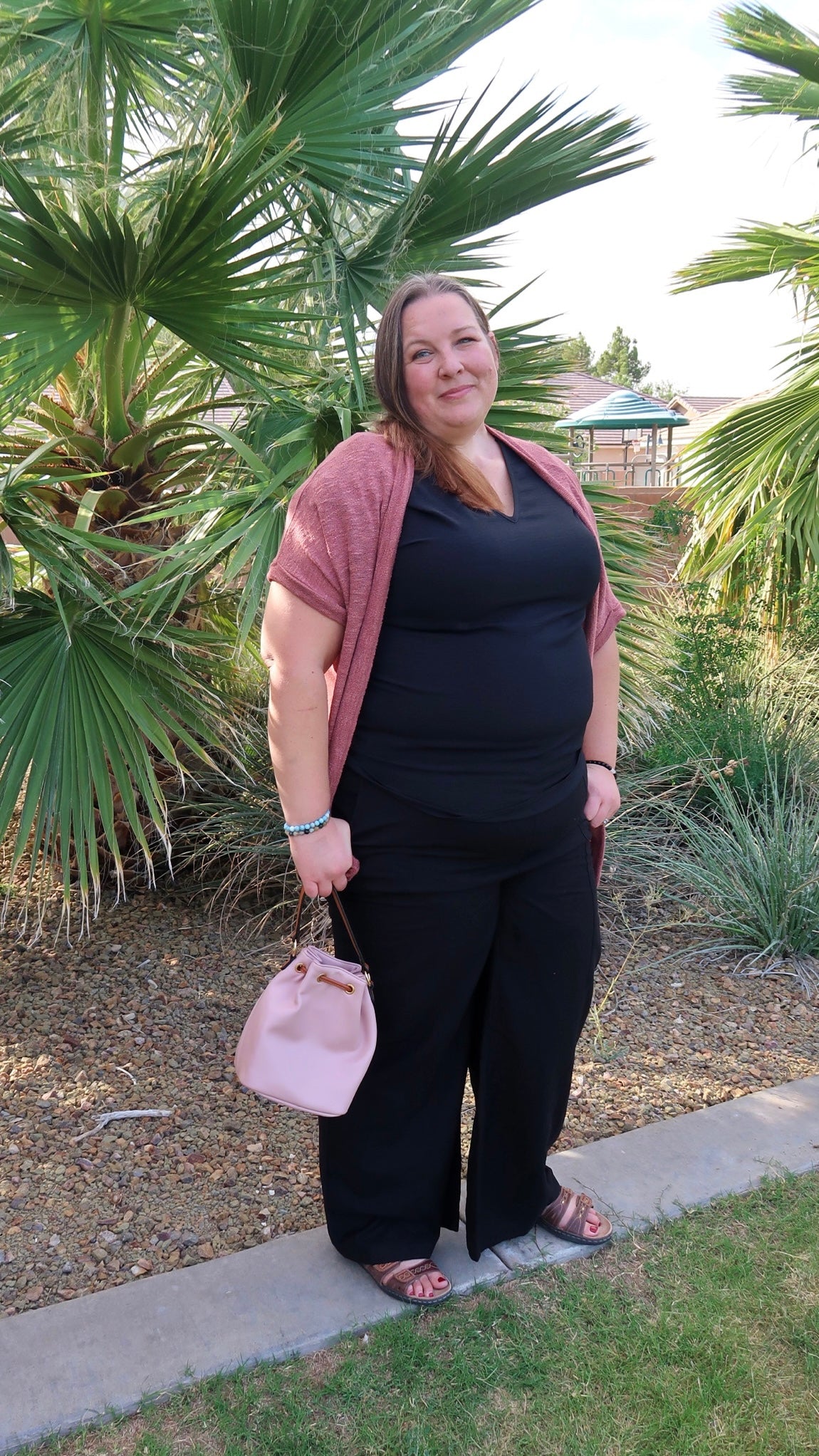 Black Ruffle Sleeve Plus Top