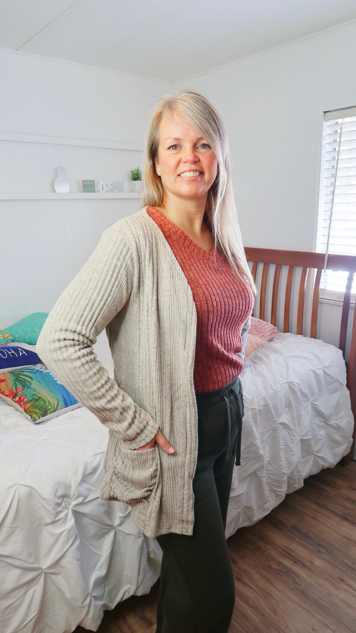 Koa Cardigan-Alohi Gold Apparel