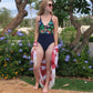 Tropical Waters One Piece - Alohi Gold Apparel