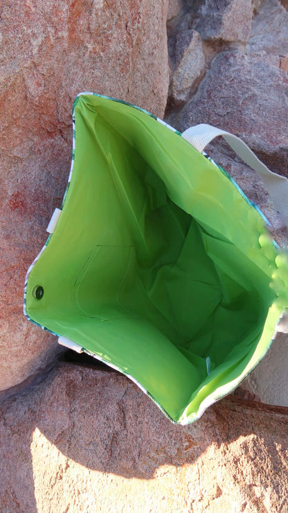 Tropical Leaf Canvas Bag