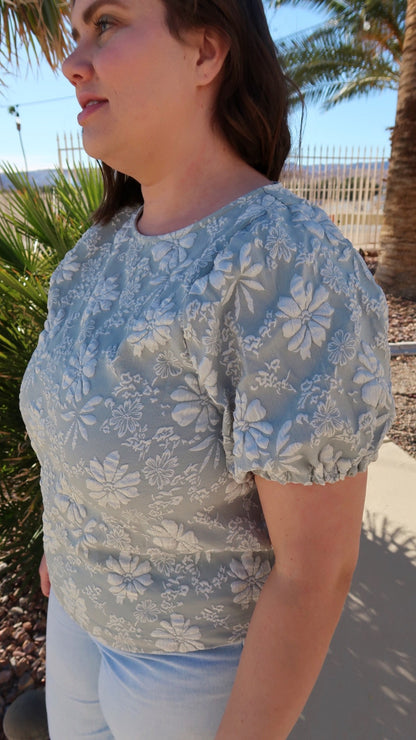 The Bridgerton Jacquard Top