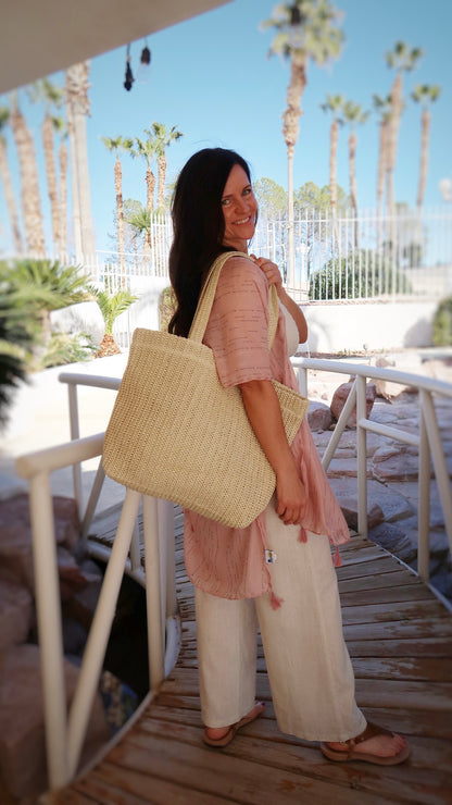 Wicker Market Bag