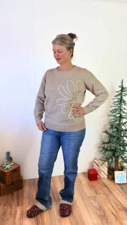 Pua Maku'e Sweater- alohi gold apparel