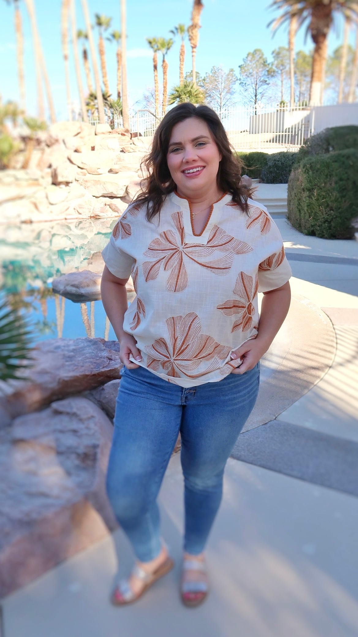 Cotton Resort Top- Alohi Gold Apparel