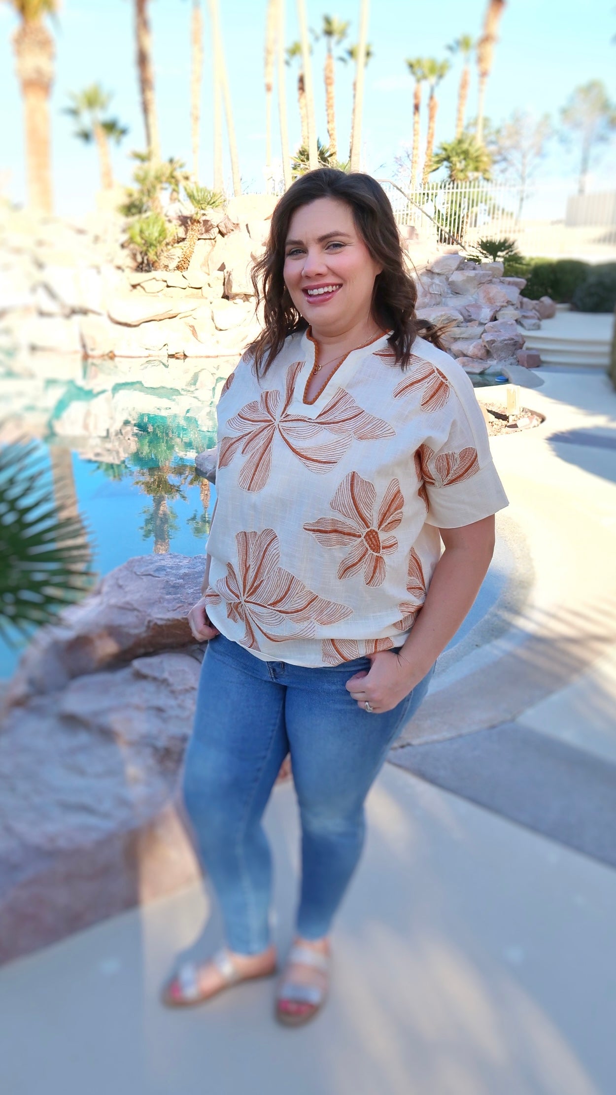 Cotton Resort Top- Alohi Gold Apparel