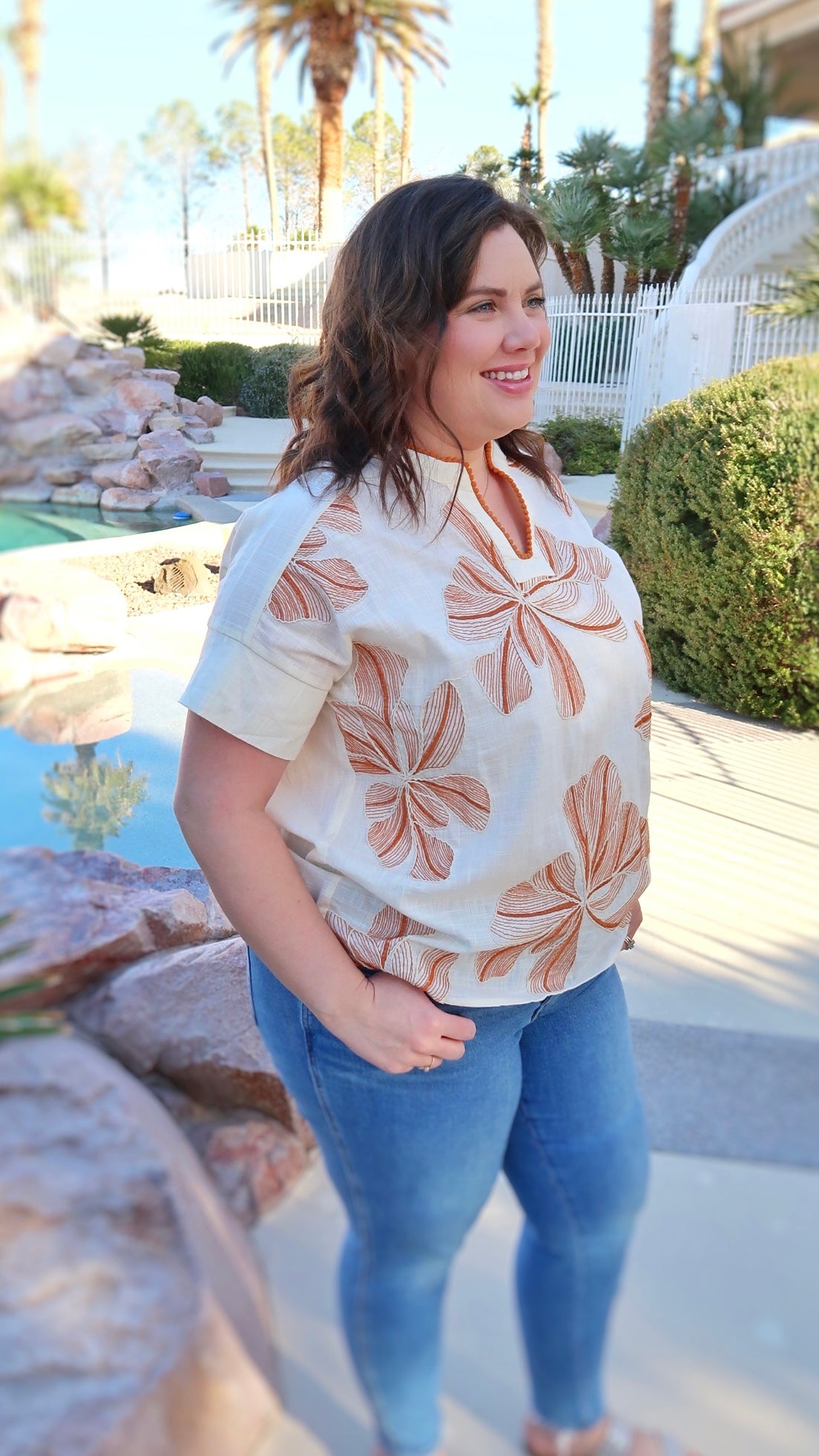 Cotton Resort Top- Alohi Gold Apparel