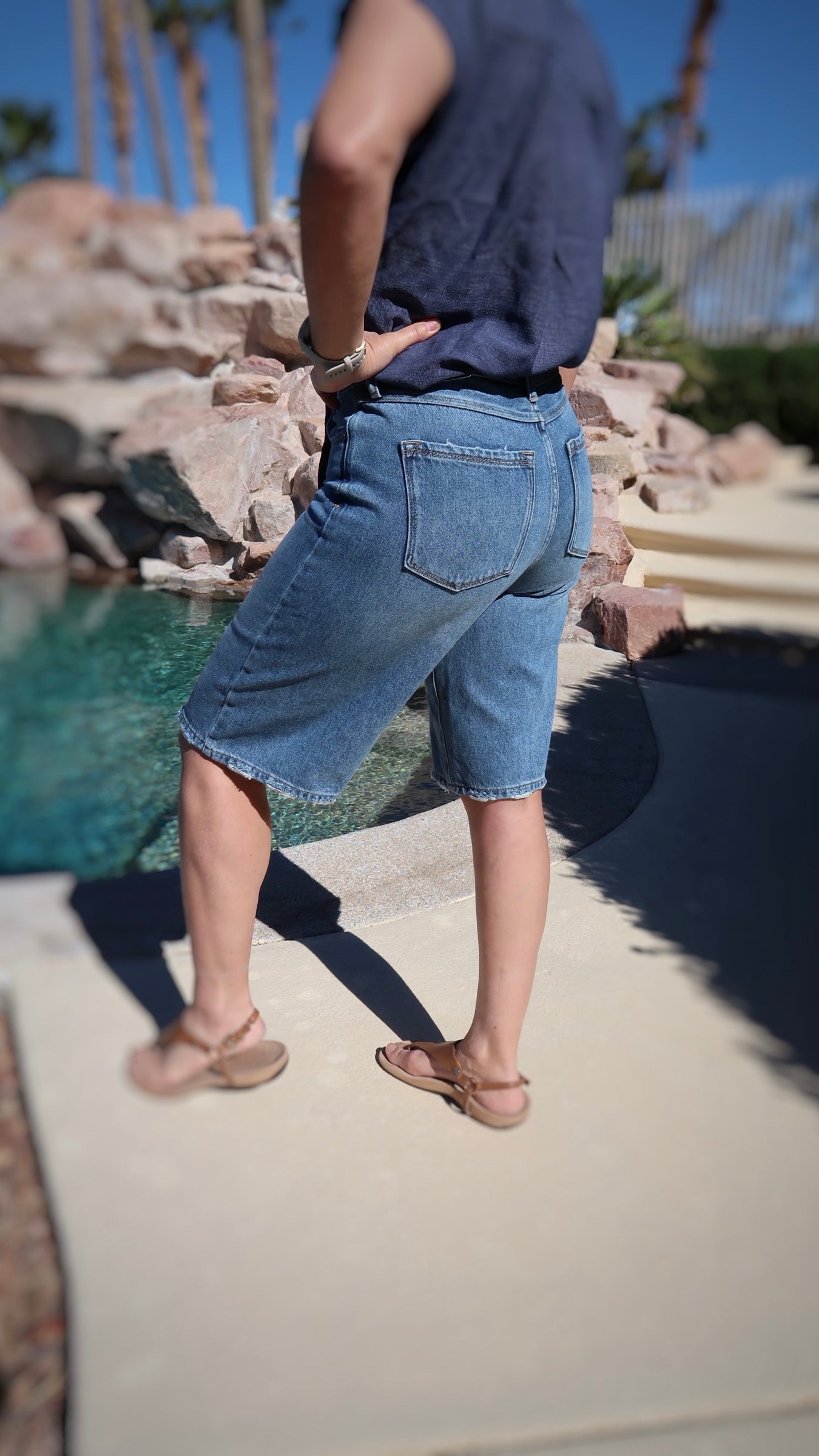 Kancan Low Slung Baggy Jort
