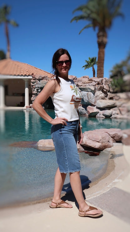 Maui Sleeveless Knit Sweater
