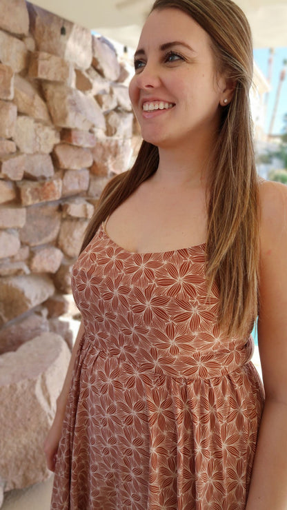 Blush Sands Tie Back Maxi Dress