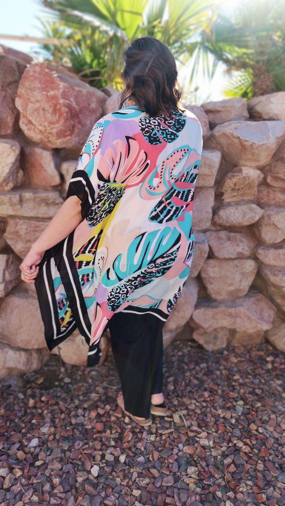 Tropical Pastels Kimono