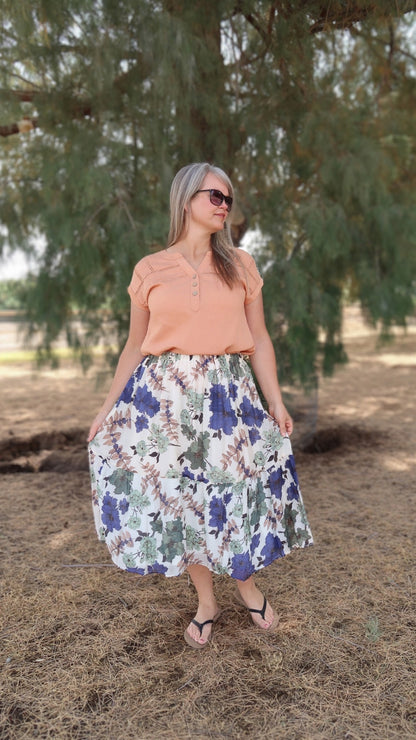 Koki'o Midi Skirt