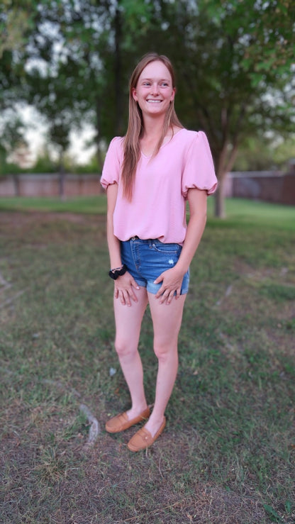 Pink Maui Sunset Top