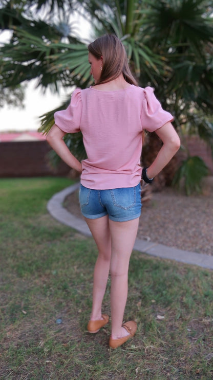 Pink Maui Sunset Top