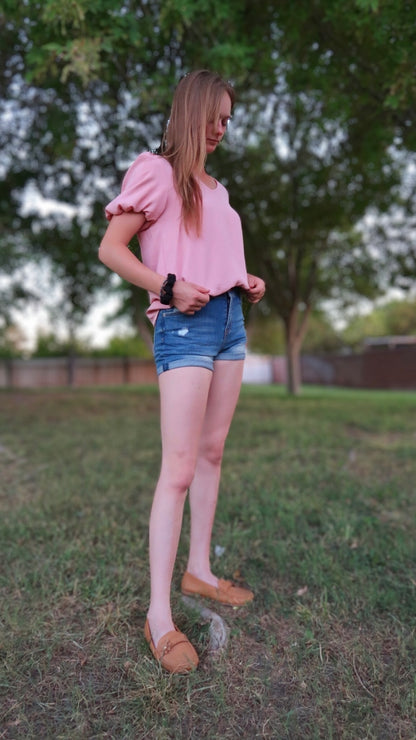 Pink Maui Sunset Top