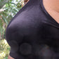 Alohi Triangle Mesh Back Yoga Bra