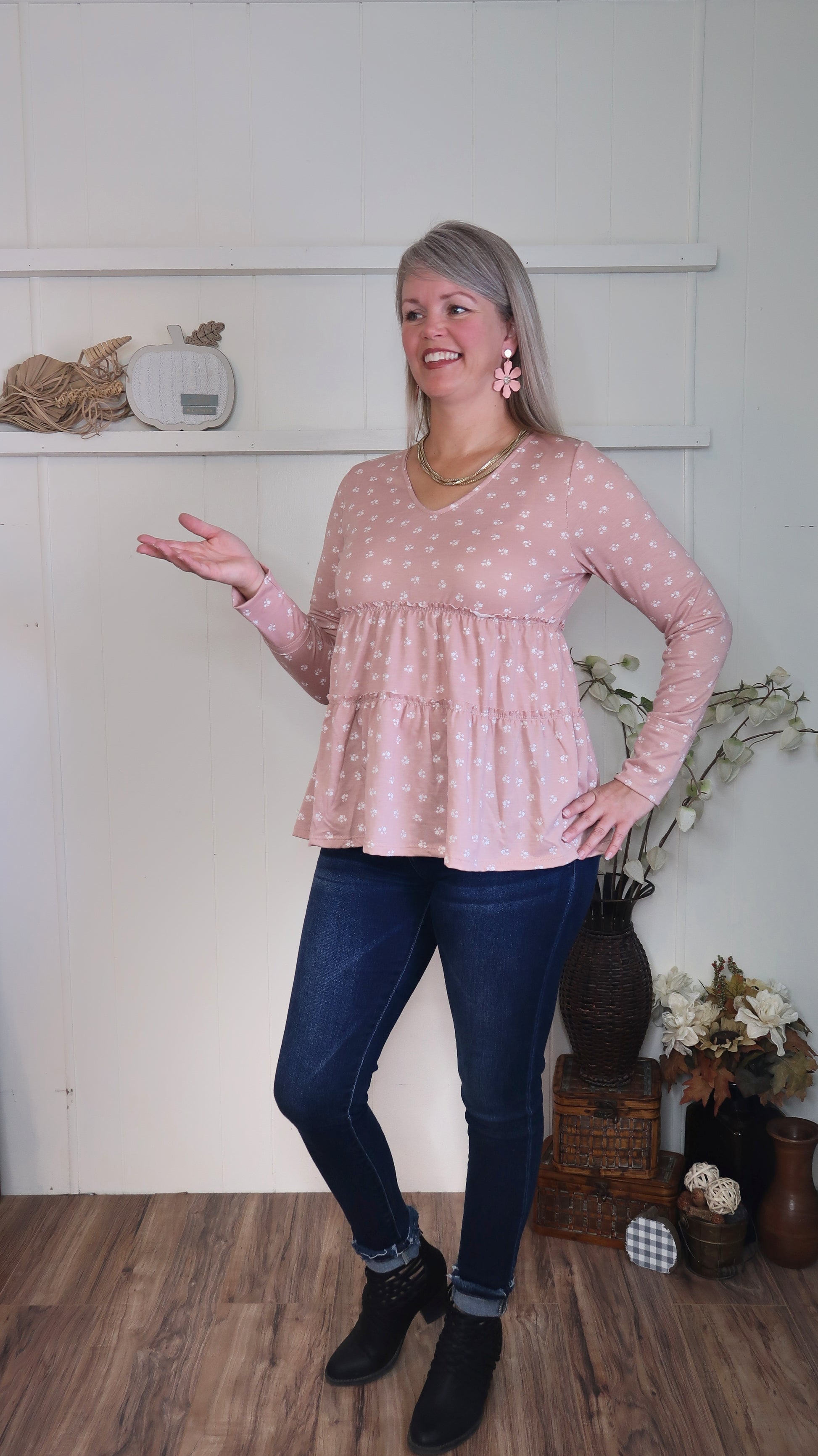 Blush Babydoll Top