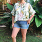 Tropical Leaf Top